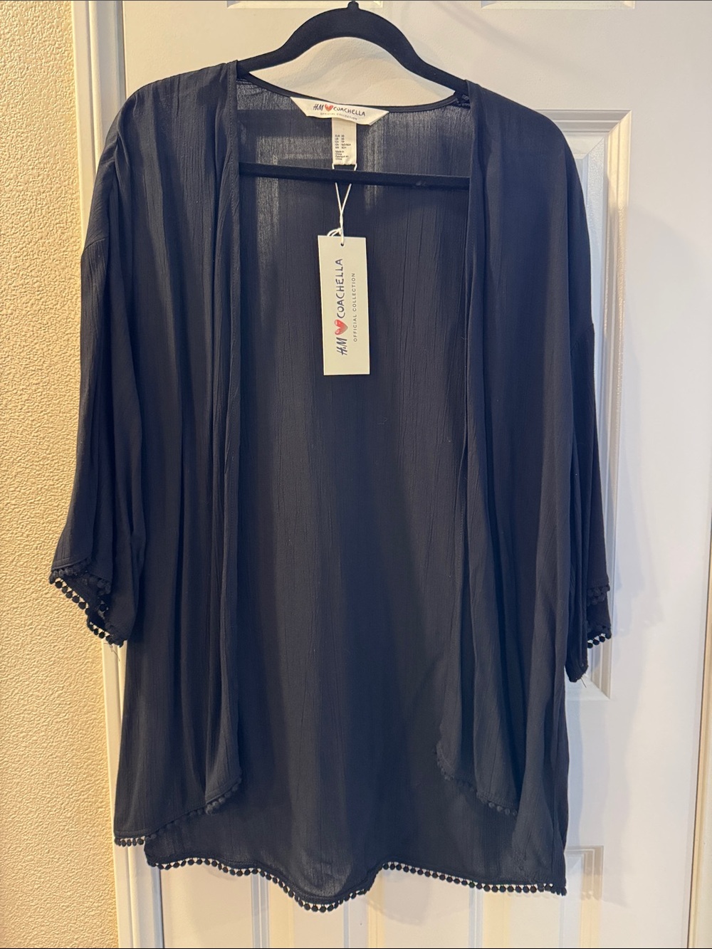 NWT H&M Coachella Collaboration Kimono Cardigan